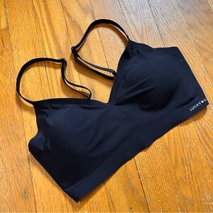 Lucky Brand Black Bralette with removable pads like new condition comfy